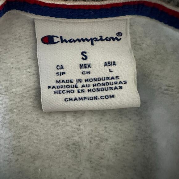 NEW Women's Gray Champion Logo Sweatshirt sz SM - Picture 3 of 3